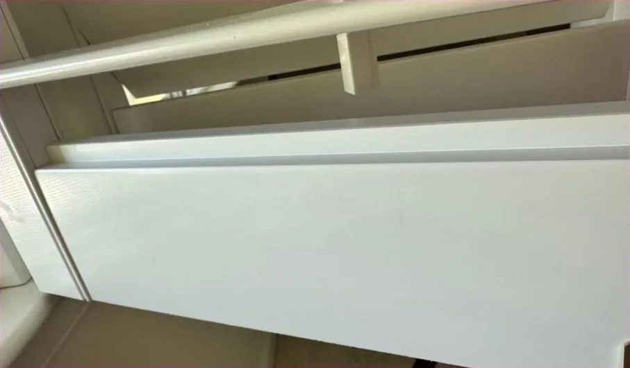 Dust-free baseboard heater after cleaning